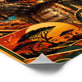 Poster Explorateur spatial rétro africain — Style NASA vi (Coin)