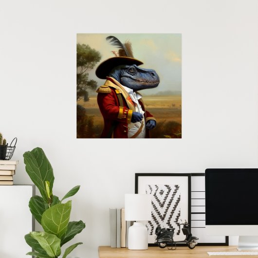 Poster Explorateur T Rex (Bureau à domicile)