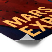 Poster Explorateurs Recherché sur le Voyage vers Mars, Vo (Coin)