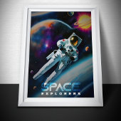 Poster Explorateurs spatiaux