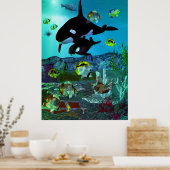 Poster Exploration 3D Aquarium ORCA (Cuisine)