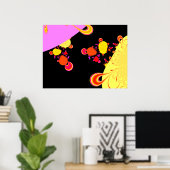 Poster Exploration d'autres soleils (Bureau à domicile)