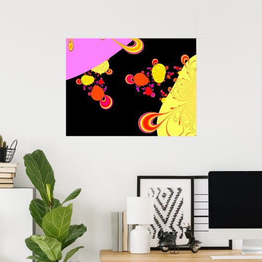 Poster Exploration d'autres soleils (Bureau à domicile)