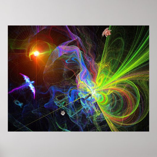 Poster Exploration de la naissance d'un univers de bébé - (Devant)