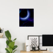 Poster Exploration de la planète lumineuse (Bureau à domicile)