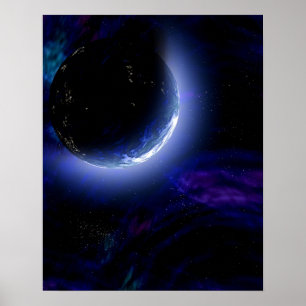 Poster Exploration de la planète lumineuse