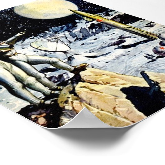 Poster Exploration spatiale (Coin)