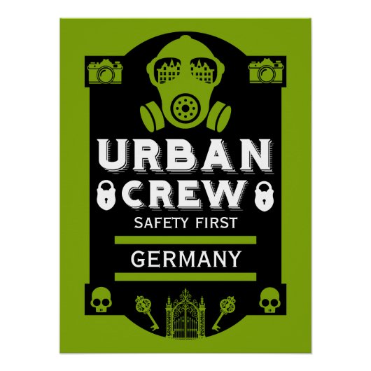 Poster Exploration Urbaine Urbex (Devant)