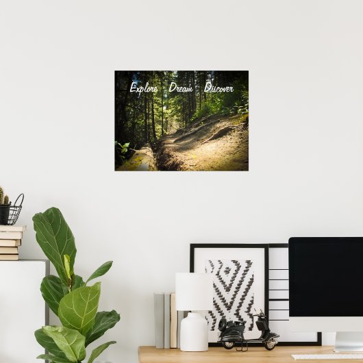 Poster Explore Dream Découvrez le Randonnée (Bureau à domicile)