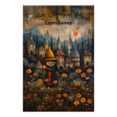 Poster Explore, Imagine, Create Póster Motivador Infantil (Devant)