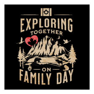 Poster Explorer ensemble la journée familiale