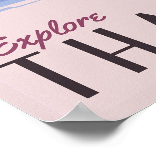 Poster Explorer la Thaïlande (Coin)