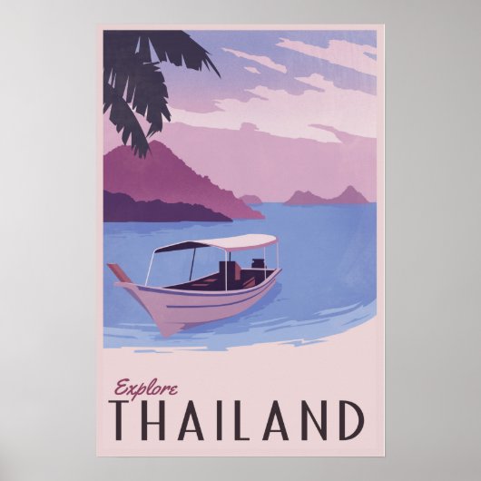Poster Explorer la Thaïlande (Devant)