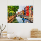 Poster Explorer le charme vibrant de Burano (Cuisine)