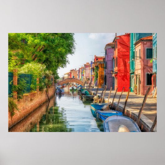 Poster Explorer le charme vibrant de Burano (Devant)