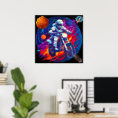 Poster Explorer le Cosmos (Bureau à domicile)