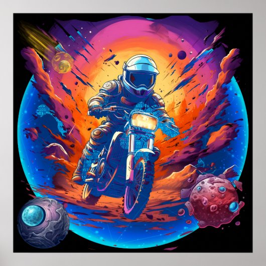 Poster Explorer l'espace (Devant)