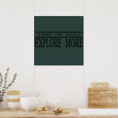Poster Explorez davantage la randonnée sauvage (Cuisine)