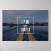 Poster Explorez et découvrez (Devant)