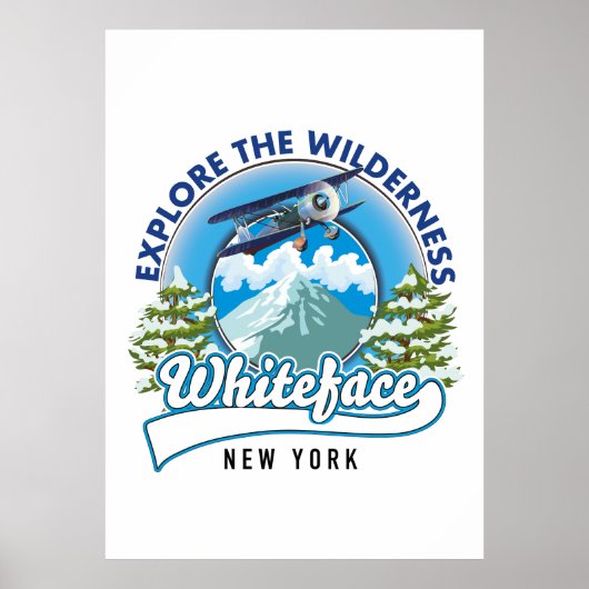 Poster Explorez la nature, Whiteface New York (Devant)