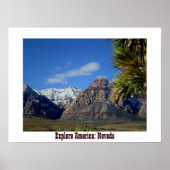 Poster Explorez l'Amérique : Nevada (Devant)