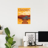 Poster Explorez le Canada ! (Bureau à domicile)