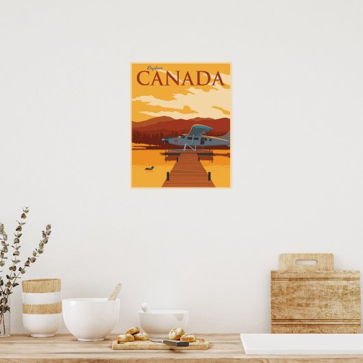 Poster Explorez le Canada ! (Cuisine)