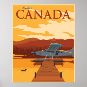 Poster Explorez le Canada !