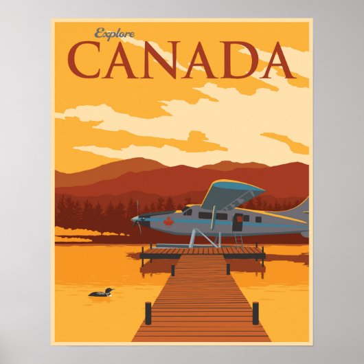 Poster Explorez le Canada ! (Devant)