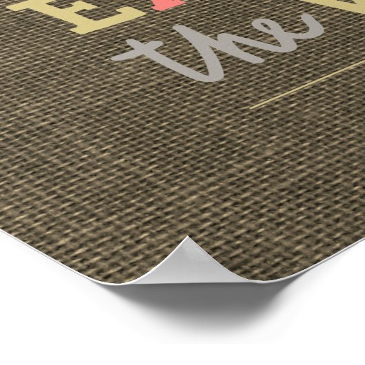 Poster Explorez le monde Boho Bear Kids (Coin)