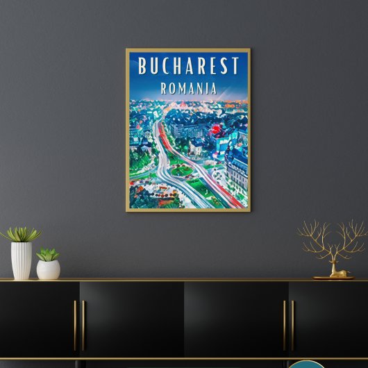 Poster Explorez les merve illes de Bucarest