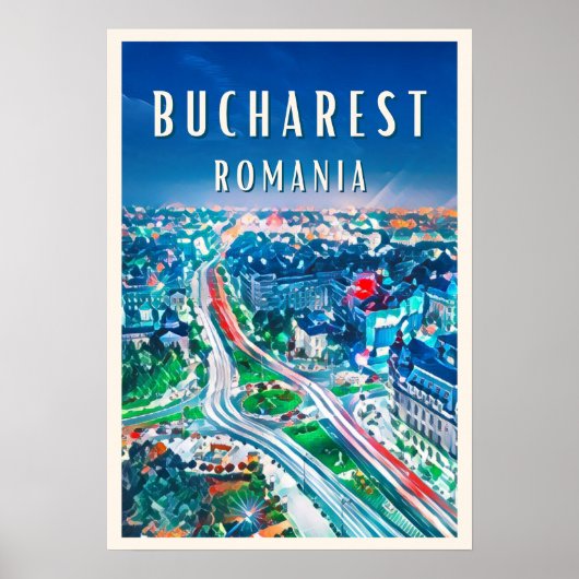 Poster Explorez les merve illes de Bucarest (Devant)