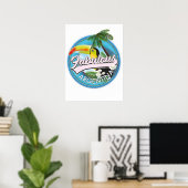 Poster Explorez l'incroyable Argentine logo Carte postale (Bureau à domicile)