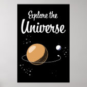 Poster Explorez l'univers (Devant)