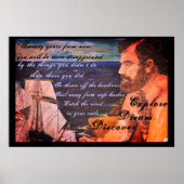 Poster Explorez. Rêvez. Découvrir (Devant)