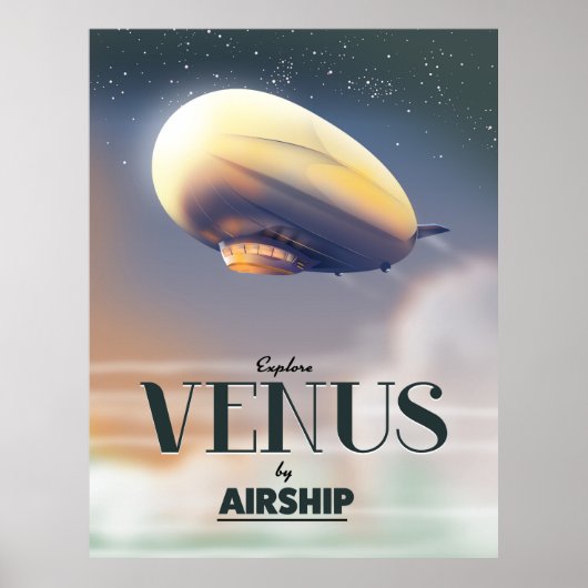Poster Explorez Venus Par Aéroport (Devant)