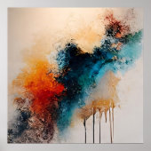 Poster Explosion chromatique (Devant)