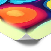 Poster Explosion circulaire vive (Coin)