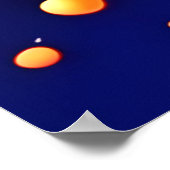 Poster Explosion colorée de bulle (Coin)