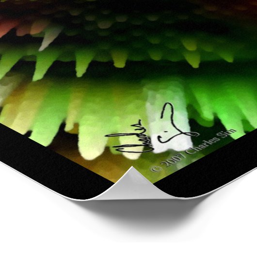 Poster Explosion couleur 2 (Coin)