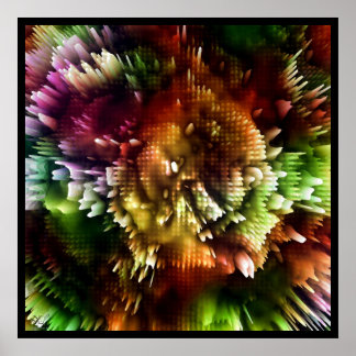 Poster Explosion couleur 2