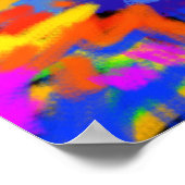 Poster explosion d'amour, empreinte d'art du coeur (Coin)