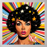 Poster Explosion d'art pop<br><div class="desc">Plongez-vous dans une explosion vibrante de Pop Art qui rend hommage au monde audacieux et coloré de la pop culture.</div>
