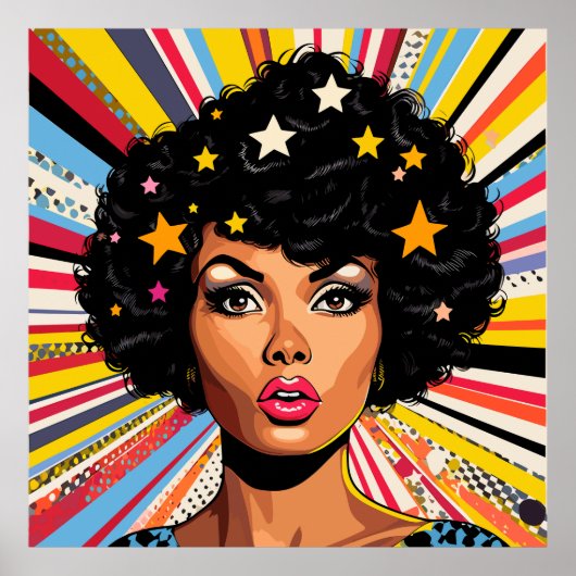 Poster Explosion d'art pop (Devant)