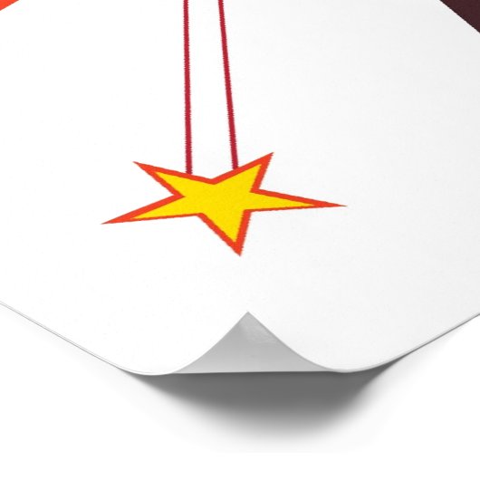 Poster explosion de bande dessinée de pow (Coin)