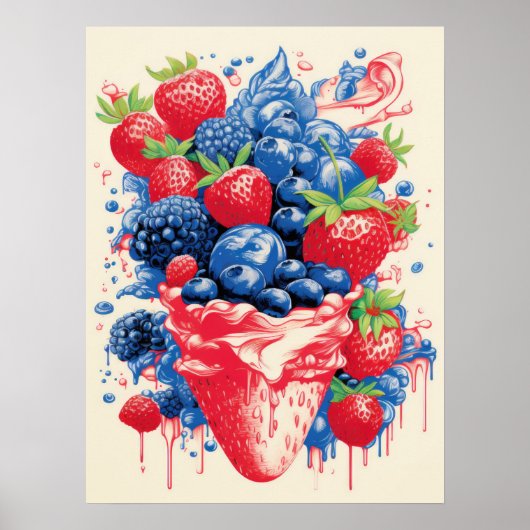 Poster Explosion de Berry Bliss (Devant)