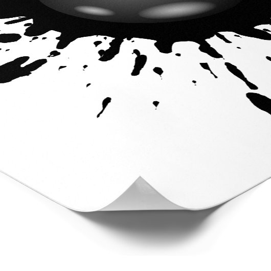 Poster Explosion de billard (Coin)