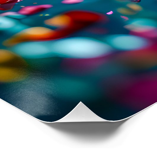 Poster Explosion de Confetti (Coin)