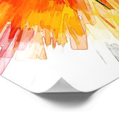 Poster Explosion de couleur (Coin)