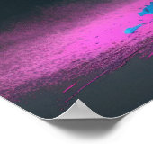 Poster Explosion de couleur (Coin)